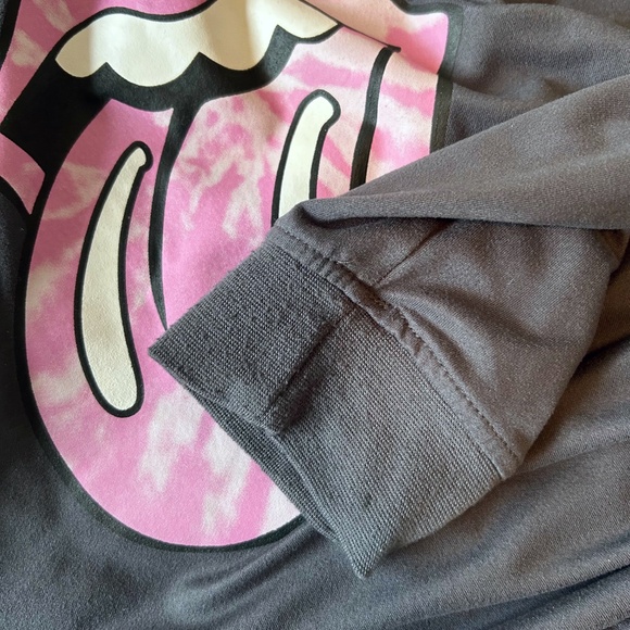 Rolling Stones Pullover Hoodie Dark Grey, Size Medium - Picture 10 of 10